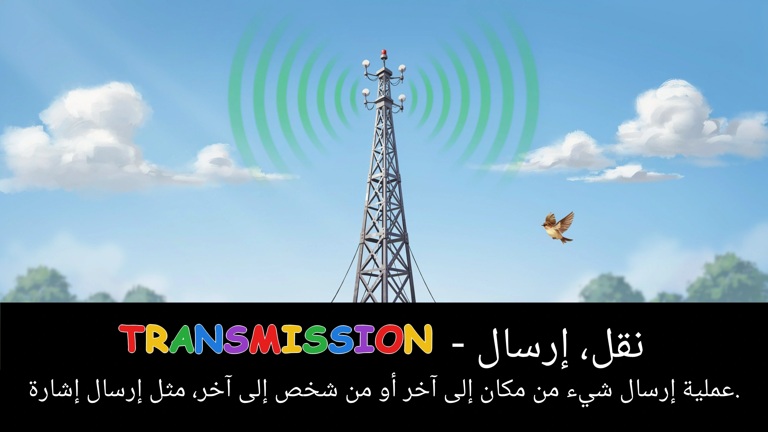 Arabic Illustration for transmission